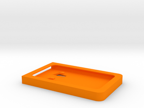 Business Card Holder in Orange Processed Versatile Plastic