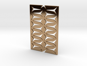 Youniversal Cardholder,Fine Structured, Accessoir in Polished Brass