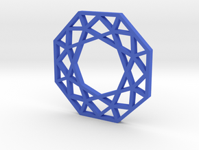 octagon.charm in Blue Processed Versatile Plastic
