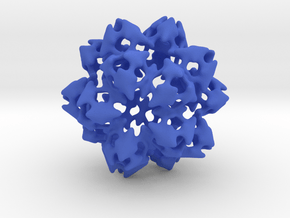 Atomic Shamrock in Blue Processed Versatile Plastic