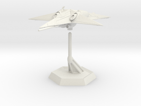 Star Sailers - Tellurian Star Fighter 003ex  in White Natural Versatile Plastic