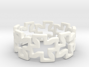MCG Ring D in White Processed Versatile Plastic