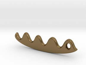 Waves in Polished Bronze