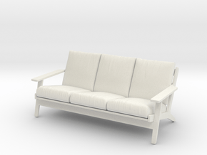 1:24 Wegner Sofa in White Natural Versatile Plastic