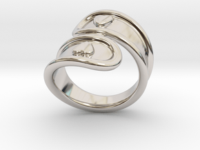 San Valentino Ring 31 - Italian Size 31 in Rhodium Plated Brass