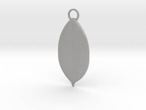 Elegant Leaf Pendant in Aluminum