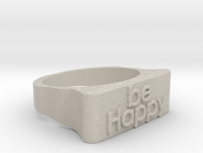 Be Happy Ring size 18,5mm in Natural Sandstone