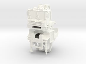 1/64 Tunnel Wrecker 30 Ton Weldbuilt in White Processed Versatile Plastic