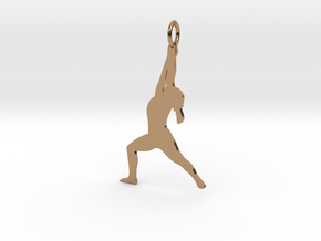 Yoga Girl in Polished Brass