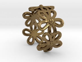 Daisy Ring in Polished Bronze