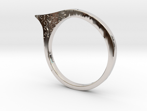 Modern ring US size 8 in Platinum