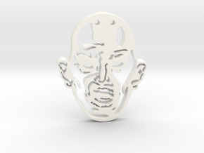 Zombie 0 Pendant in White Processed Versatile Plastic