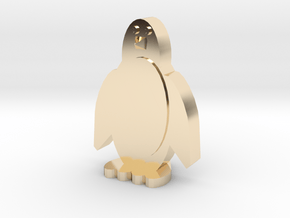 chuby wubby penguin guby in 14k Gold Plated Brass