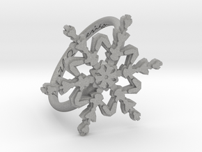 Snowflake Ring 2 d=17mm h21d17 in Aluminum