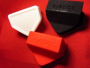 Eyebloc Webcam Privacy Shield in White Natural Versatile Plastic