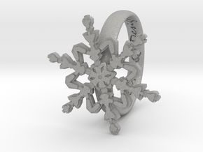 Snowflake Ring 2 d=18mm h35d18 in Aluminum