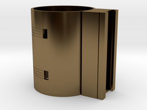 MHS compatible Lightsaber activation box in Polished Bronze