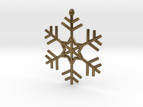 Snowflake in Polished Bronze