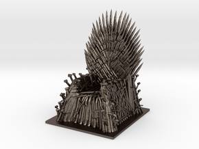 game of thrones trone in Polished Bronzed Silver Steel