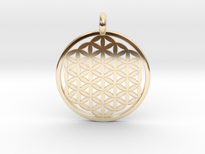 Flower Of Life in 14K Yellow Gold