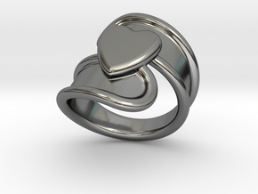Valentinodayring  20 - Italian Size 20 in Fine Detail Polished Silver