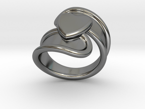 Valentinodayring  22 - Italian Size 22 in Fine Detail Polished Silver