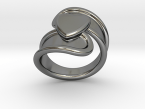 Valentinodayring  24 - Italian Size 24 in Fine Detail Polished Silver