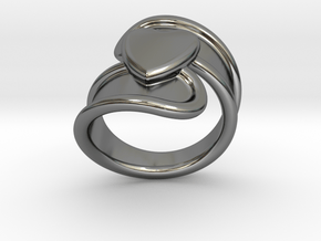 Valentinodayring  29 - Italian Size 29 in Fine Detail Polished Silver