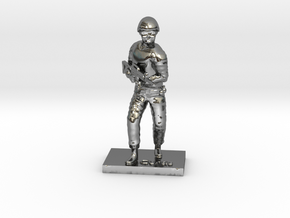 Soldier Curtis in Fine Detail Polished Silver