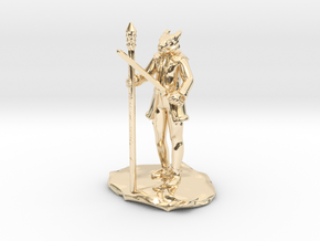 Dragonborn Ice Sorcerer in 14K Yellow Gold