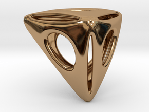 Triangle Pendant in Polished Brass
