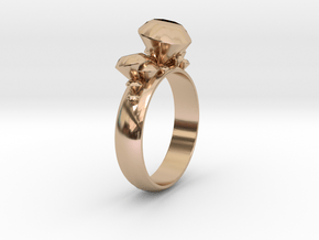 Ring 'Diamonds are Forever' in 14k Rose Gold