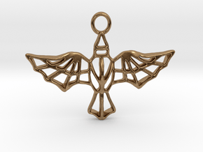 AETHON pendant in Natural Brass