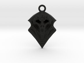 BORO pendant  in Black Natural Versatile Plastic
