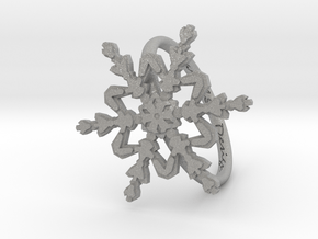 Snowflake Ring 2 d=19mm h21d19 in Aluminum