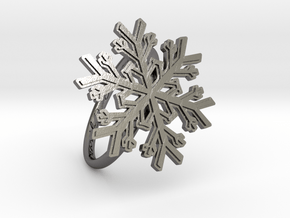 Snowflake Ring 1 d=19mm h21d19 in Polished Nickel Steel