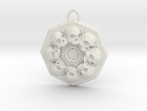 SKUX pendant  in White Natural Versatile Plastic