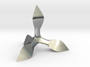 Caltrop 5 in Polished Silver