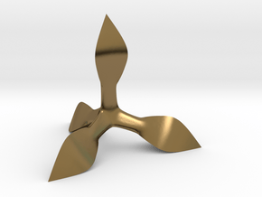 Caltrop 5 in Polished Bronze