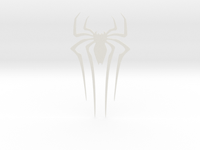 The Amazing Spider-man FRONT Spider in White Natural Versatile Plastic