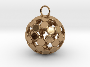ColorBall Pendant in Polished Brass