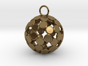 ColorBall Pendant in Polished Bronze