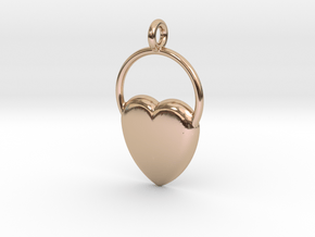 Heart Of San Valentino in 14k Rose Gold Plated Brass