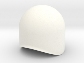 Dome 30mm in White Processed Versatile Plastic