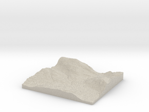 Model of Bringsås in Natural Sandstone