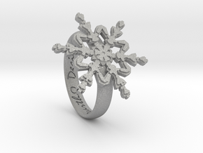 Snowflake Ring 2 d=16.5mm h35d165 in Aluminum