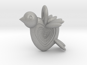 Valentine Bird in Aluminum