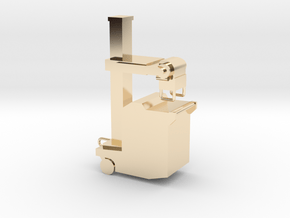 Portable xray machine in 14k Gold Plated Brass