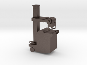 Portable xray machine in Polished Bronzed Silver Steel