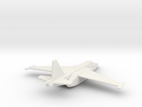 Su-25 Frogfoot 1/285 scale  in White Natural Versatile Plastic